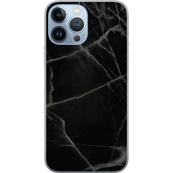 Kompatibelt Mobildeksel til Apple iPhone 13 Pro Max Svart marmor