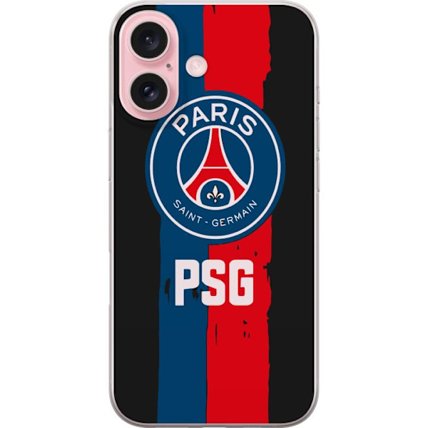 Apple iPhone 16 Gennemsigtig cover Paris Saint-Germain F.C.