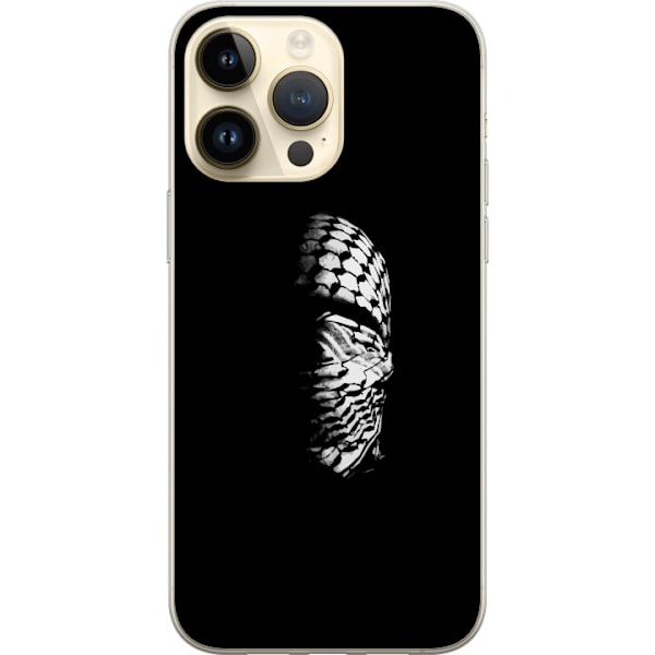Apple iPhone 15 Pro Max Genomskinligt Skal Keffiyeh-mönster