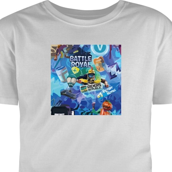 T-shirt til Voksen | Klassisk Voksen T-shirt Fortnite grå M