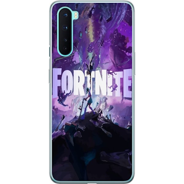 OnePlus Nord Läpinäkyvä kuori Fortnite