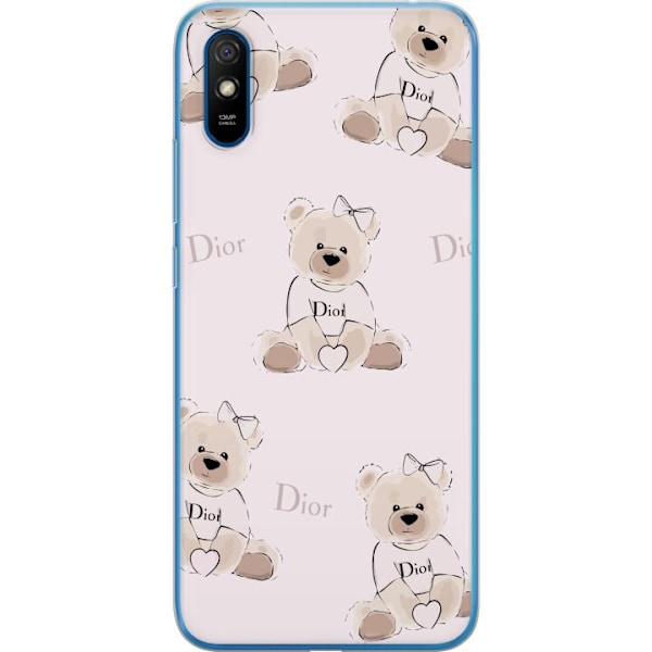 Xiaomi Redmi 9A Läpinäkyvä kuori Teddy Dior Vibes - ylellin