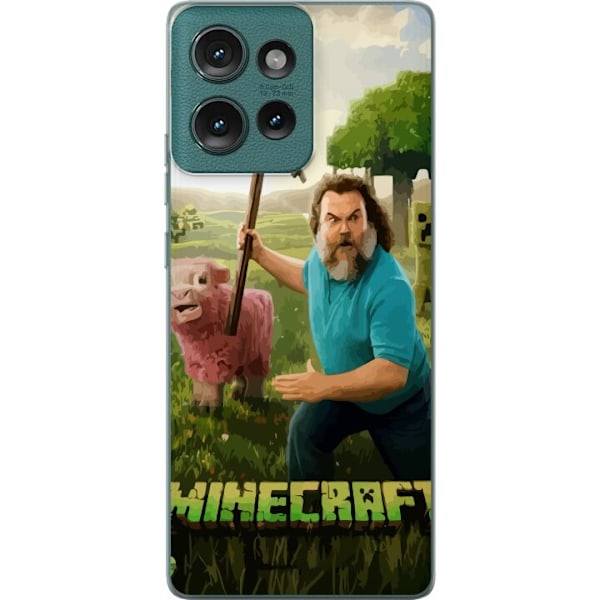 Motorola Edge 50 Läpinäkyvä kuori A Minecraft Movie