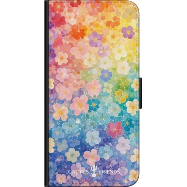 Kompatibelt Plånboksfodral till OnePlus 9 Pro Cactus and Friends – RainbowBloom
