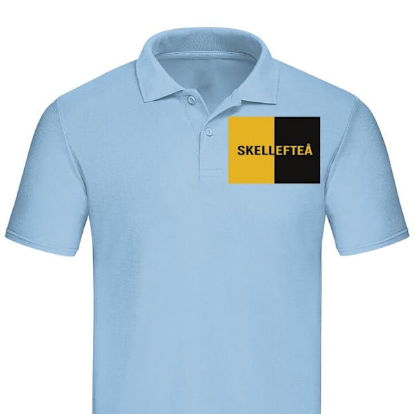 Pikeepaita Aikuisille | Tyylikäs Pikeepaita Skellefteå - Hockey Vaaleansininen XX-Large