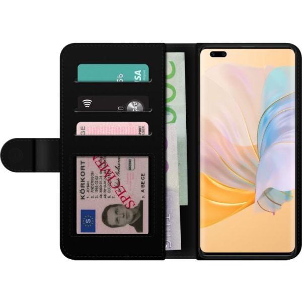 Huawei nova 8 Pro Svart Etui PU