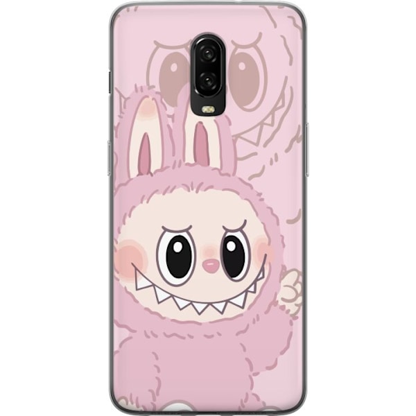 OnePlus 6T Läpinäkyvä kuori Labubu Floral Freak