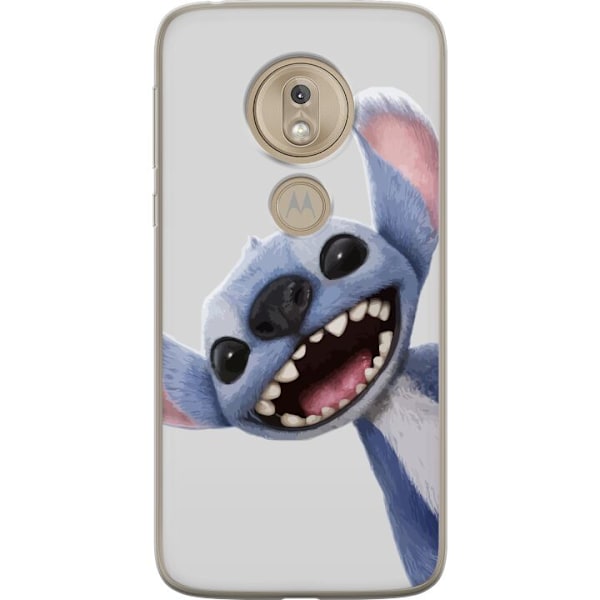 Motorola Moto G7 Play Gennemsigtig cover Stitch i fart - Kawai