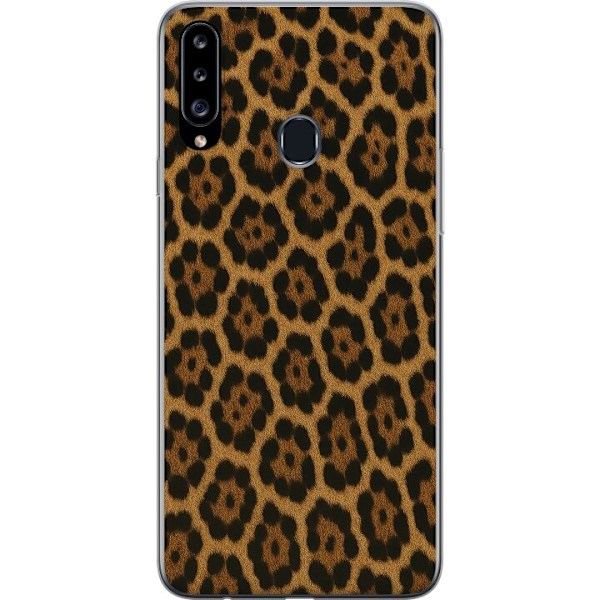 Samsung Galaxy A20s Läpinäkyvä kuori PredaDots