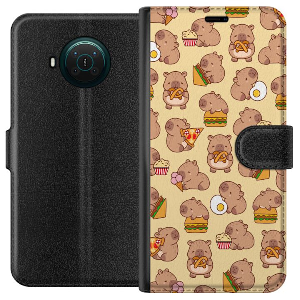 Nokia X10 Lompakkokotelo Kawaii capybara puhelinkotelo useilla söpöillä hahmoilla