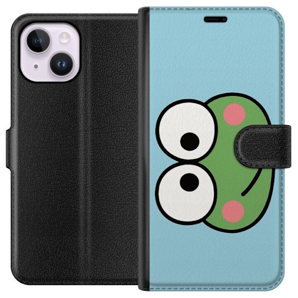 Apple iPhone 15 Plus Tegnebogsetui Keroppi Smile