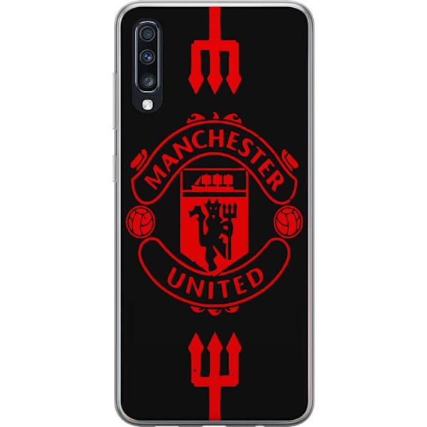 Samsung Galaxy A70 Gjennomsiktig deksel ManchesterUnited