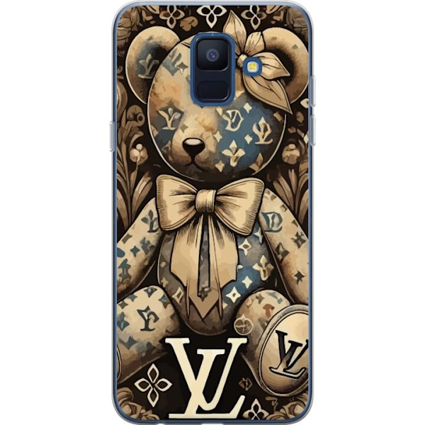 Samsung Galaxy A6 (2018) Läpinäkyvä kuori Teddy Vuitton