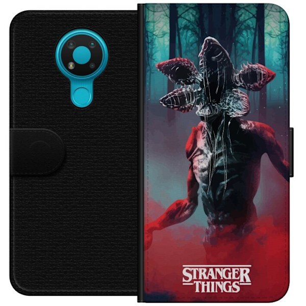 Nokia 3.4 Plånboksfodral Stranger Things Monster