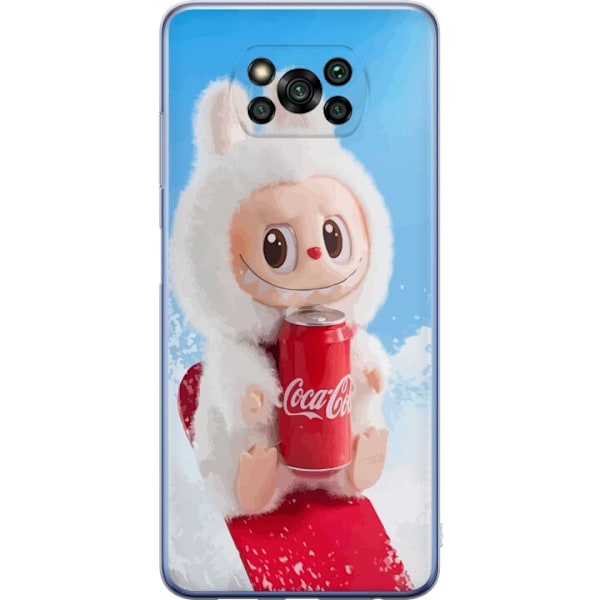 Xiaomi Poco X3 Pro Genomskinligt Skal Labubu Summer Edition