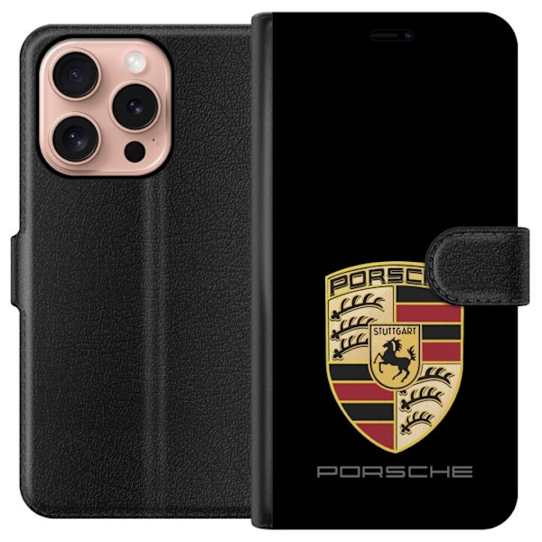 Apple iPhone 16 Pro Tegnebogsetui Porsche