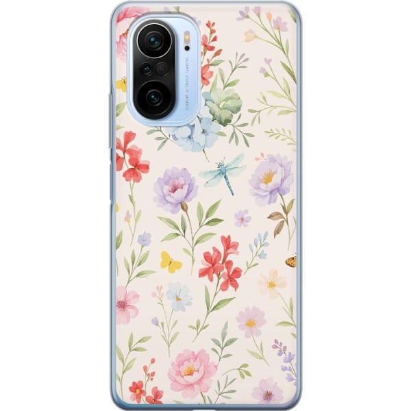 Xiaomi Mi 11i Gennemsigtig cover Blomster