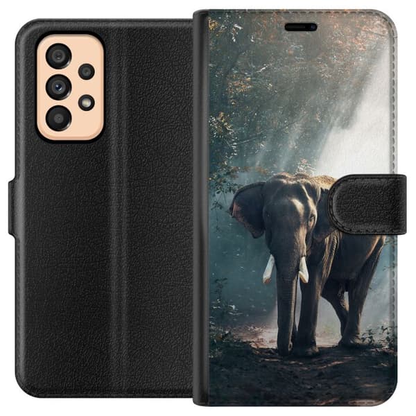 Kompatibelt Lommeboketui til Samsung Galaxy A53 5G Elefant