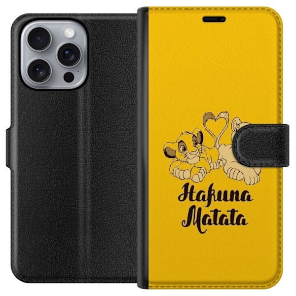 Apple iPhone 16 Pro Max Lommeboketui Hakuna Matata