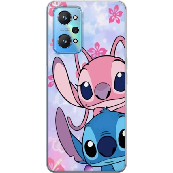 Realme GT Neo2 Läpinäkyvä kuori Stitch & Angel
