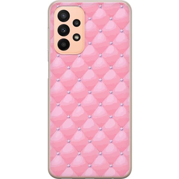 Kompatibelt Mobildeksel til Samsung Galaxy A23 Rosa Luksus