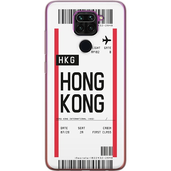 Xiaomi Redmi Note 9 Läpinäkyvä kuori Hongkong