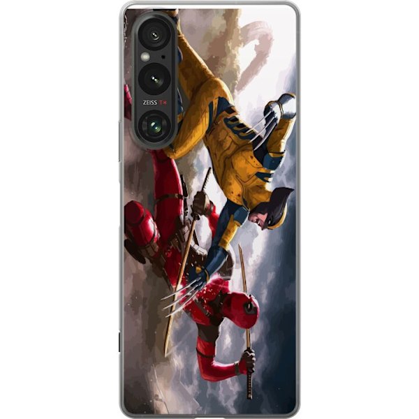 Sony Xperia 1 VI Gjennomsiktig deksel Wolverine Deadpool