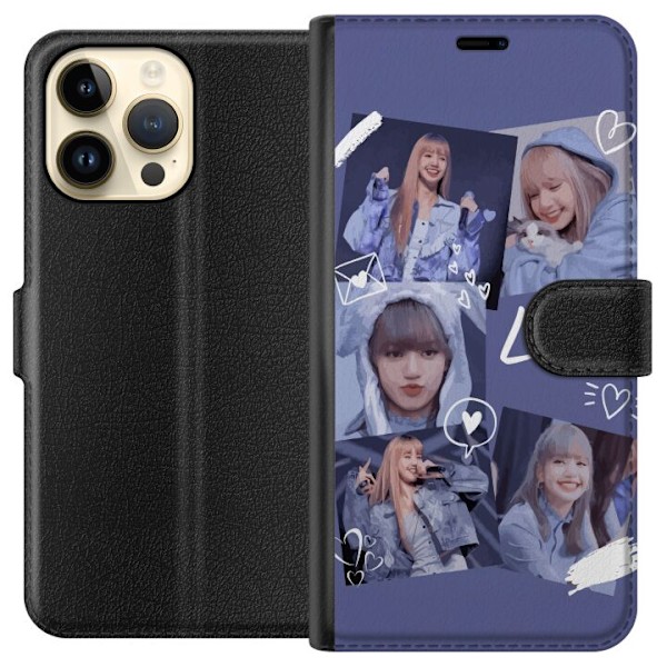 Apple iPhone 14 Pro Max Tegnebogsetui Lisa Blackpink – Aesth