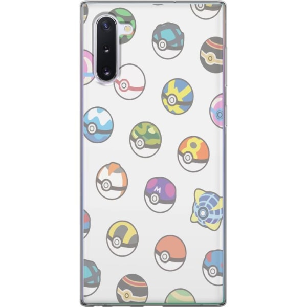 Samsung Galaxy Note10 Gjennomsiktig deksel Pokemon
