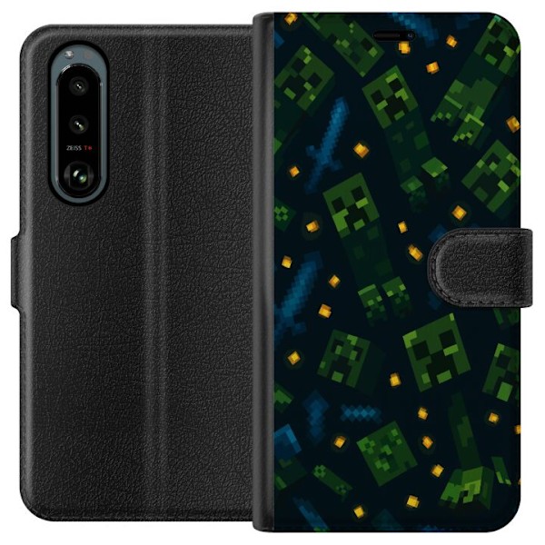 Sony Xperia 5 III Plånboksfodral Minecraft Dungeons Mob