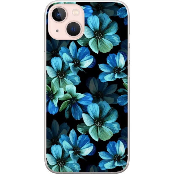 Apple iPhone 13 Gennemsigtig cover Blomster