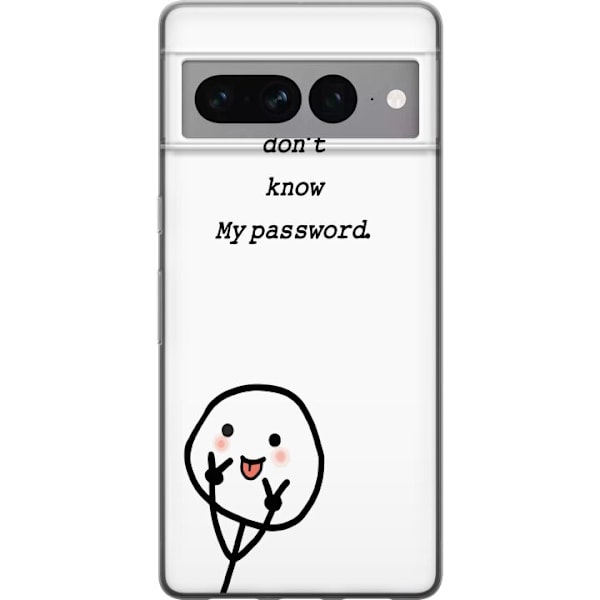 Google Pixel 7 Pro Genomskinligt Skal You Don’t Know My Pass