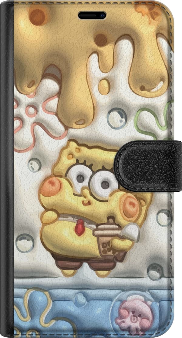 Kompatibel Tegnebogsetui til Apple iPhone 11 SvampBob firkant