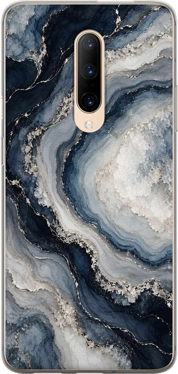 Kompatibelt Mobilskal till OnePlus 7 Pro Nattagat blå