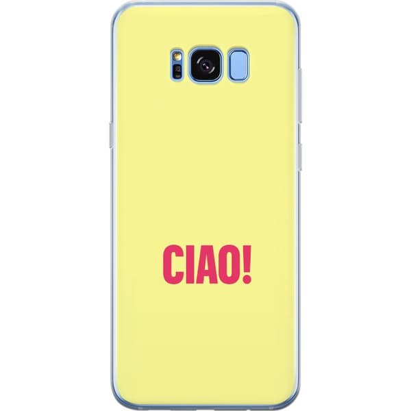 Kompatibelt Mobilskal till Samsung Galaxy S8+ Rosa CIAO gul