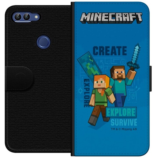 Huawei P smart Plånboksfodral Minecraft Caves