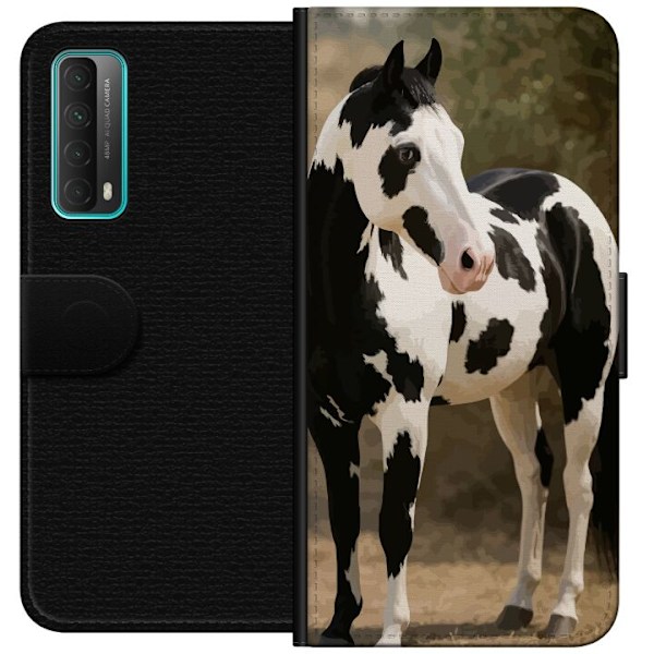 Huawei P smart 2021 Lompakkokotelo Kaunis Hevonen - elegantti hevonen kuva-aihe