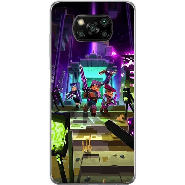 Kompatibelt Mobilskal till Xiaomi Poco X3 NFC Minecraft