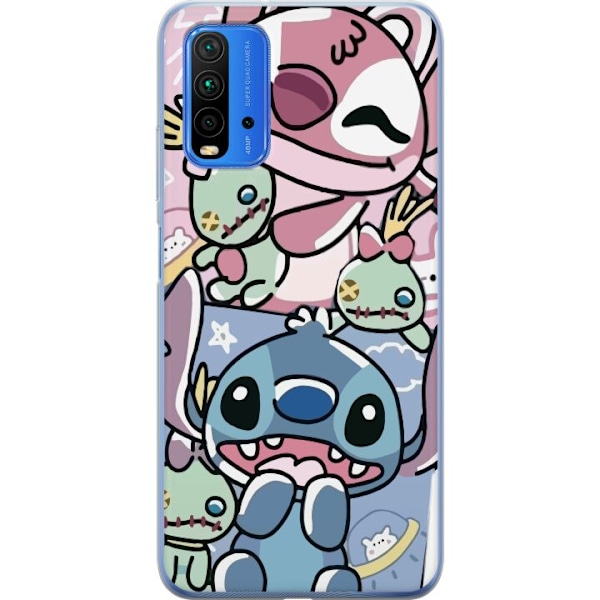 Xiaomi Redmi 9T Genomskinligt Skal Stitch