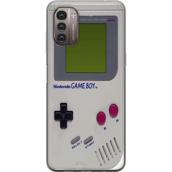 Nokia G21 Läpinäkyvä kuori Game Boy