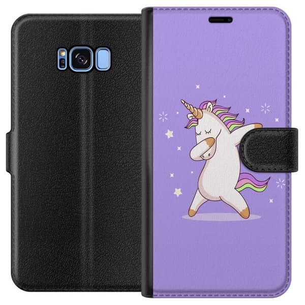 Kompatibelt Plånboksfodral till Samsung Galaxy S8 Unicorn Dab