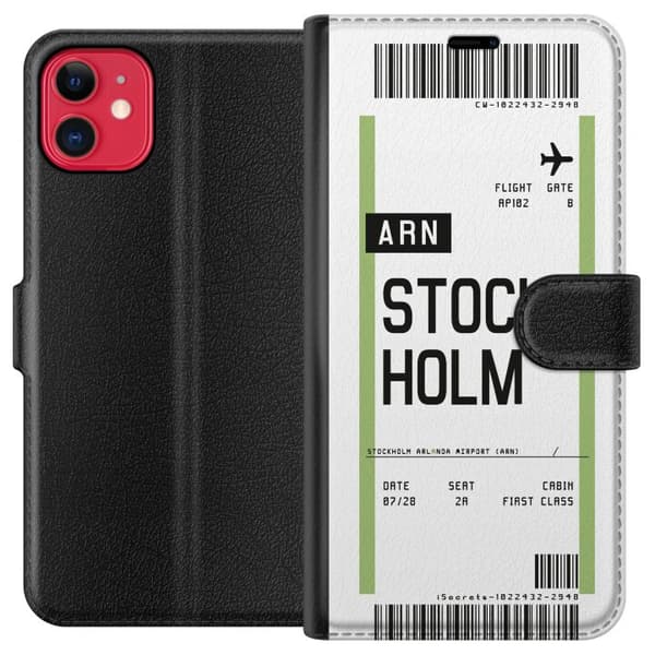 Kompatibel Tegnebogsetui til Apple iPhone 11 Stockholm