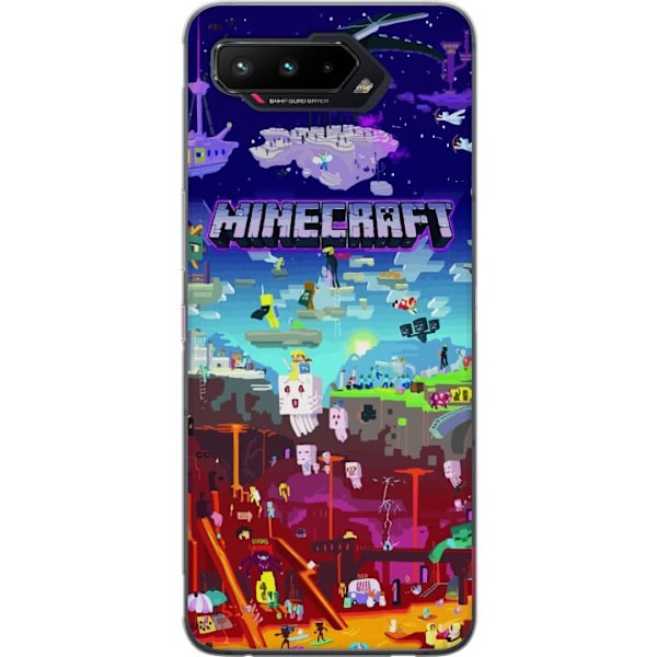 Asus ROG Phone 5 Genomskinligt Skal Minecraft