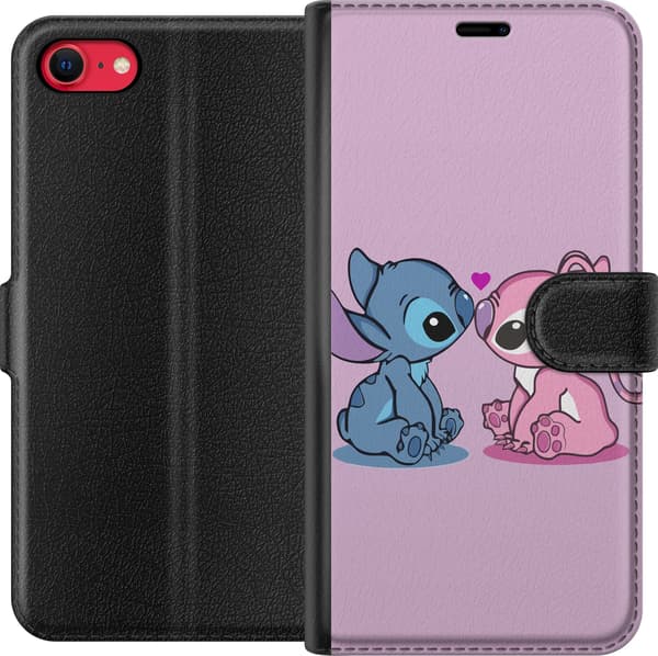 Kompatibel Tegnebogsetui til Apple iPhone 8 Stitch-Kærlighed