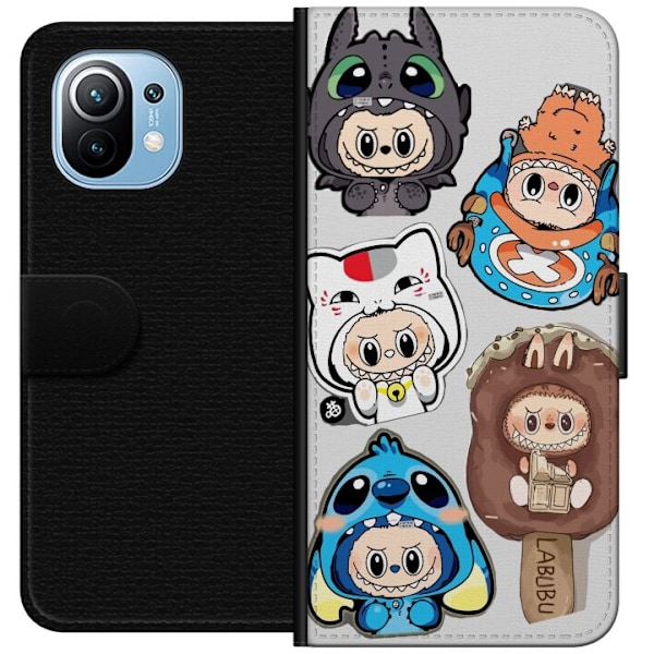 Xiaomi Mi 11 Lommeboketui Labubu figure samling - Pop Mart Lab