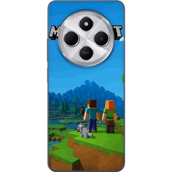 Xiaomi Redmi 14C Läpinäkyvä kuori Minecraft Key Art