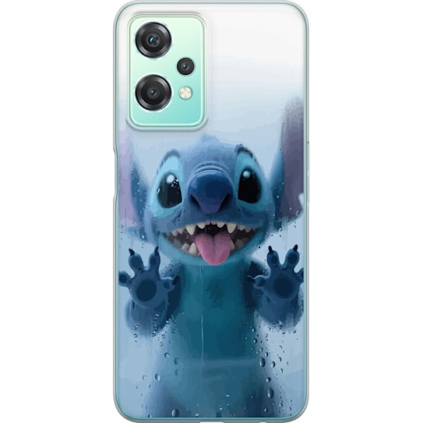 OnePlus Nord CE 2 Lite 5G Genomskinligt Skal Stitch Window View – Stitch vid ett fönster i söt stil