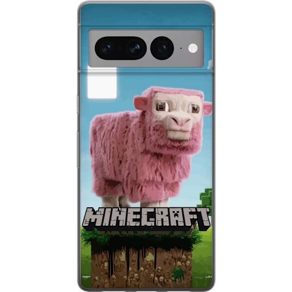 Google Pixel 7 Pro Läpinäkyvä kuori A Minecraft Movie