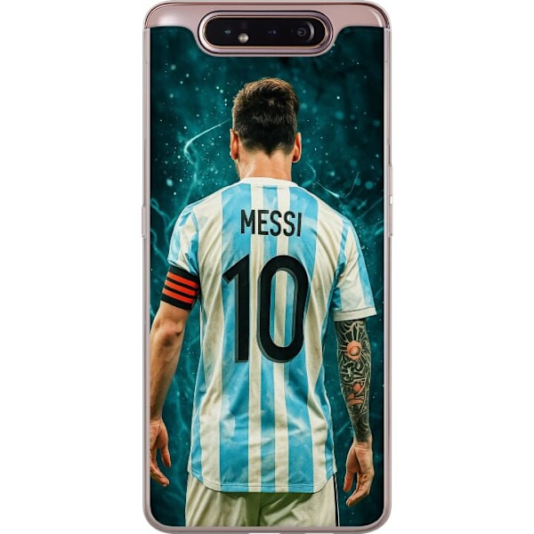Samsung Galaxy A80 Genomskinligt Skal Messi