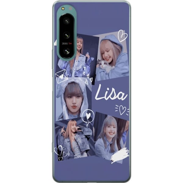 Sony Xperia 5 IV Läpinäkyvä kuori Lisa Blackpink – Aesthetic K-pop Queen